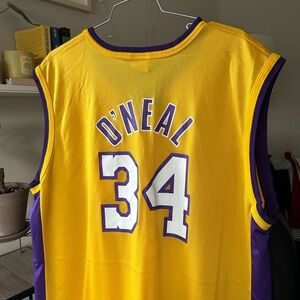 Champion Vintage LA Lakers #34 O’Neal Basketball Jersey